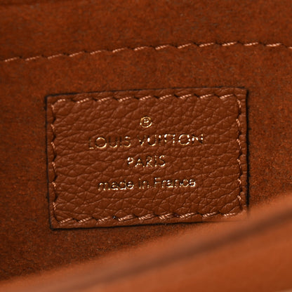 Louis Vuitton Grained Calfskin Lockme Tender Chataigne Brown 6 of 9