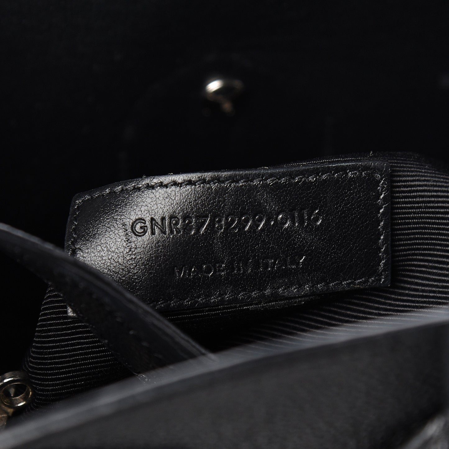 Grained Calfskin Small Sac De Jour Black