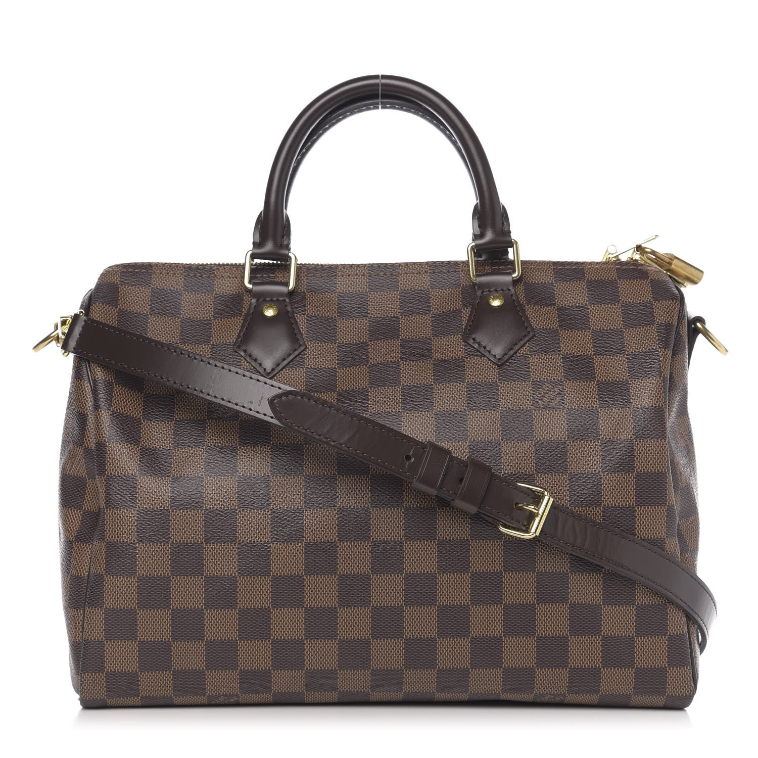 Louis Vuitton Damier Ebene Speedy Bandouliere 30 1 of 10