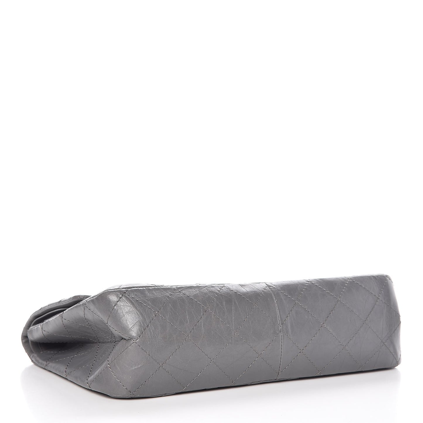 Aged Calfskin Quilted 2.55 Reissue 227 Flap Grey