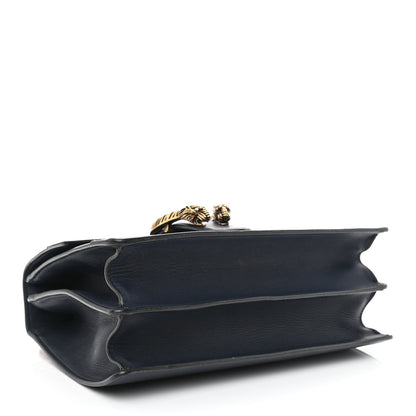 Gucci Moon Calfskin Bamboo Web Medium Dionysus Top Handle Bag Blue Emerald Hibiscus Red 4 of 12