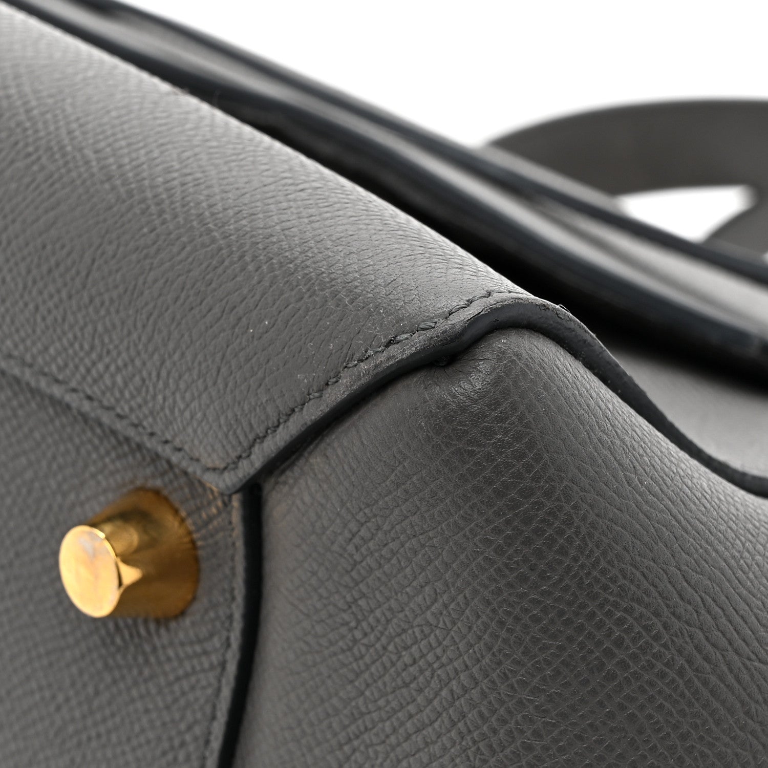 Celine Grained Calfskin Mini Belt Bag Grey 12 of 14