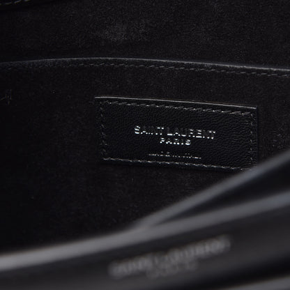 Saint Laurent Calfskin Large Monogram Sunset Black 5 of 7
