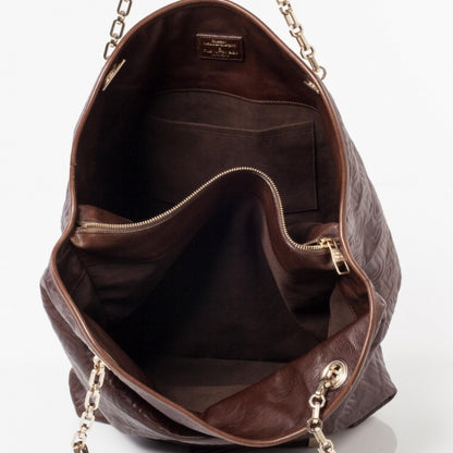 Louis Vuitton Monogram Paris Souple Whisper GM Chocolate 9 of 10