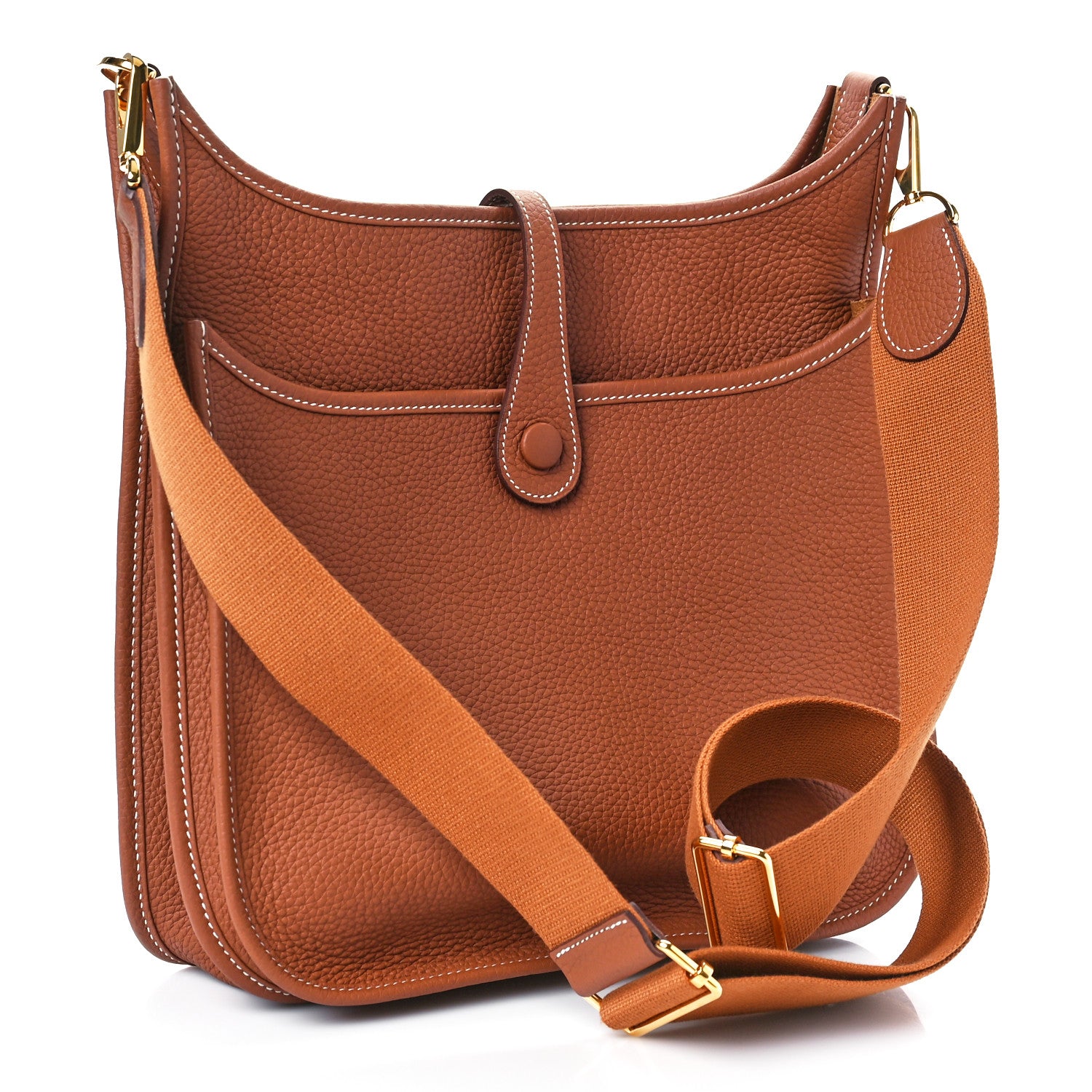 Hermes Taurillon Clemence Evelyne III PM Gold 3 of 8