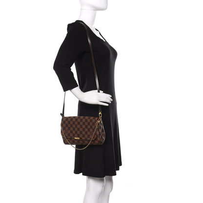 Louis Vuitton Damier Ebene Favorite MM 2 of 11