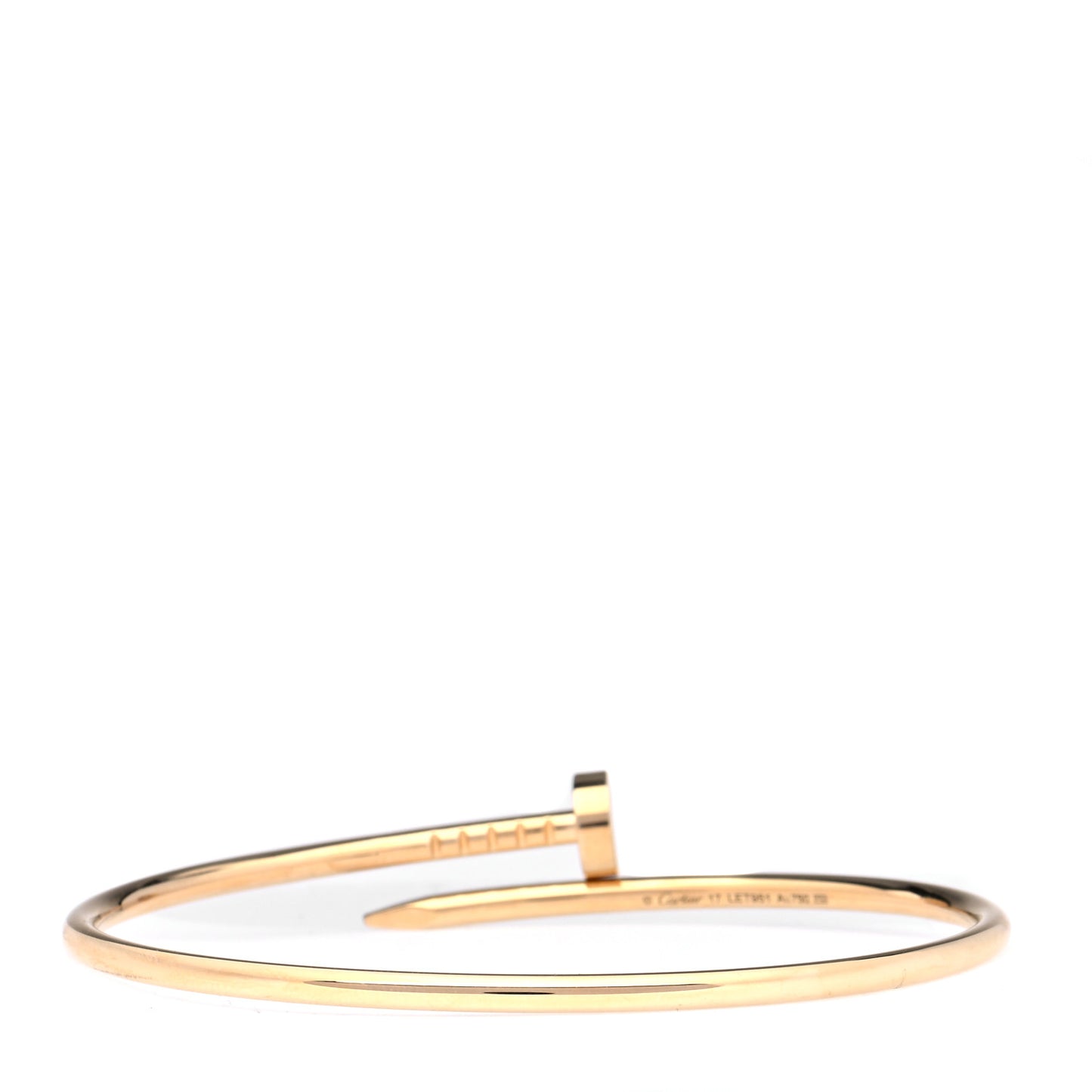 18K Yellow Gold Small Juste Un Clou Bracelet 17