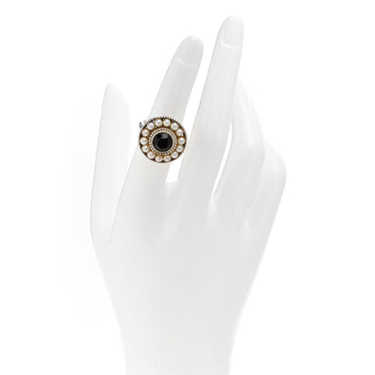 Tiffany Sterling Silver Black Onyx Freshwater Pearl Ziegfeld Ring 49 5 2 of 5