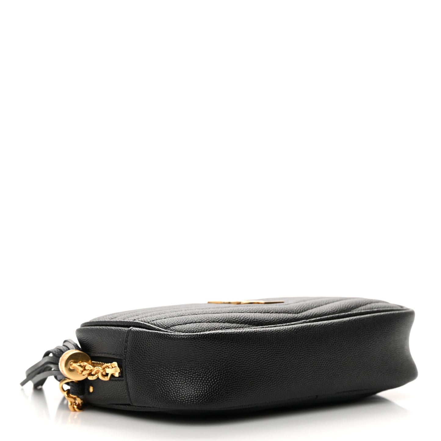 Grain De Poudre Matelasse Monogram Mini Lou Camera Bag Black