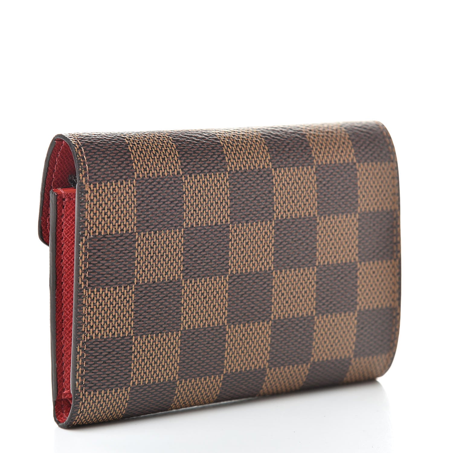 Louis Vuitton Damier Ebene Victorine Wallet Cherry 3 of 8