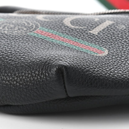 Gucci Grained Calfskin Small Logo Belt Bag Black 8 of 9