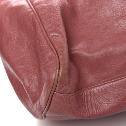 Balenciaga Agneau Classic Hardware Large Sunday Tote Rose Bruyere 13 of 14