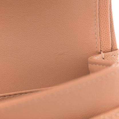 Chanel Caviar Quilted Small Double Flap Light Brown 7 of 12