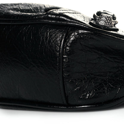 Balenciaga Agneau Arena Le Cagole Shoulder Bag XS Black 8 of 9