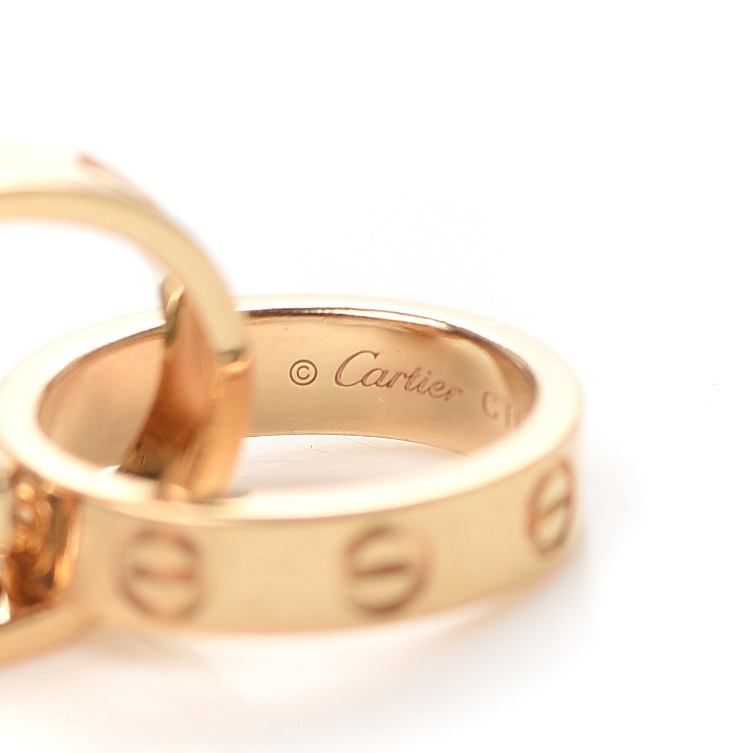 Cartier 18K Yellow Gold Interlocking LOVE Bracelet 5 of 6
