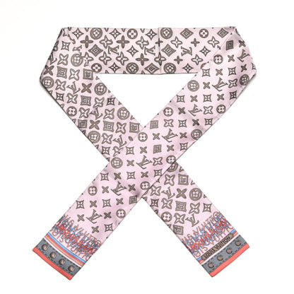 Louis Vuitton Silk Monogram Map Bandeau Rose Poudre 1 of 5