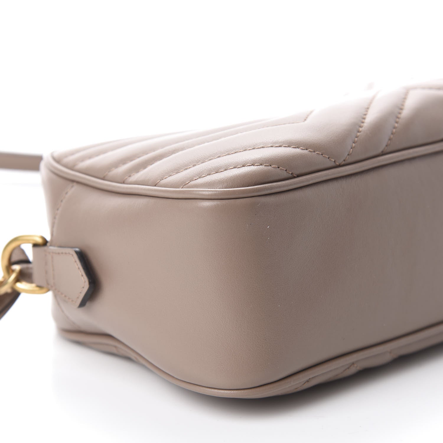Gucci Calfskin Matelasse Small GG Marmont Chain Shoulder Bag Porcelain Rose 6 of 10