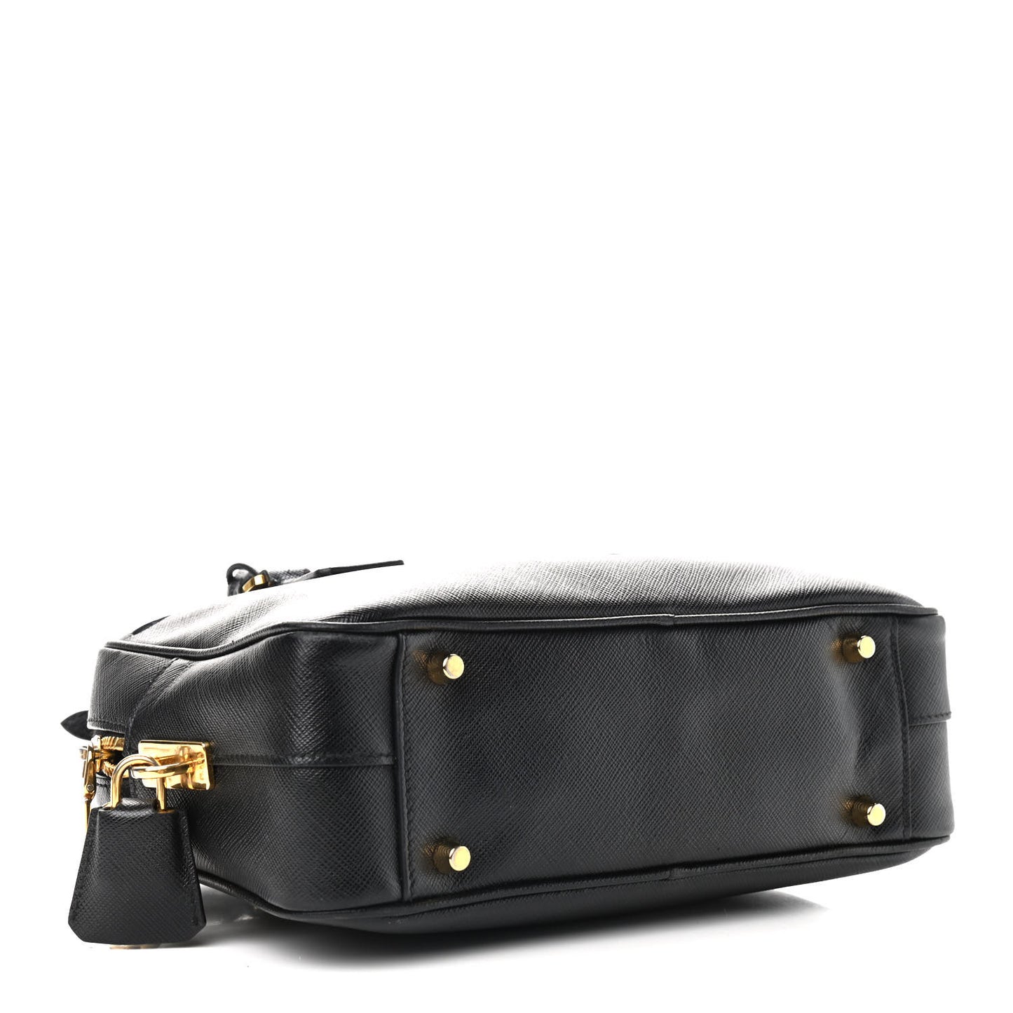 Saffiano Lux Petite Bowler Black