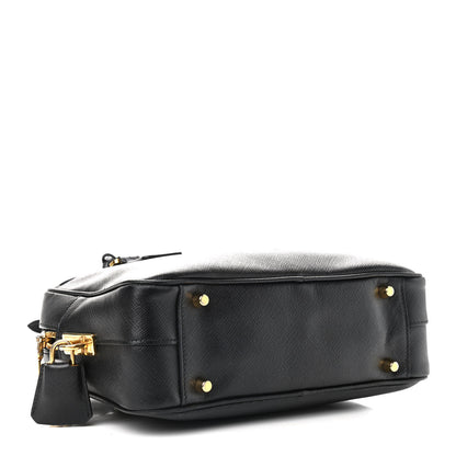 Prada Saffiano Lux Petite Bowler Black 3 of 8