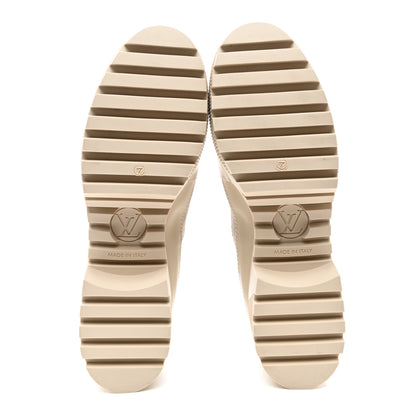 Louis Vuitton Suede Calfskin Laureate Platform Desert Boots 40 Beige 5 of 8