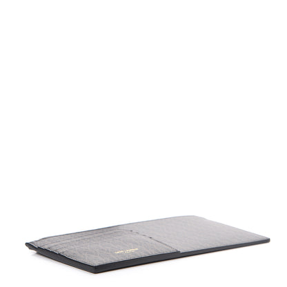Saint Laurent Classic Toile Monogram 4 Fragments Zip Pouch Black 3 of 8
