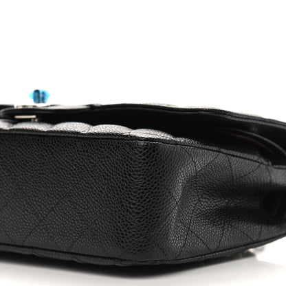 Chanel Caviar Quilted Medium Double Flap Black 8 of 8