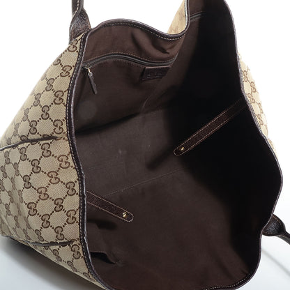 Louis Vuitton GUCCI Monogram Large Princy Tote Dark Brown 5 of 7