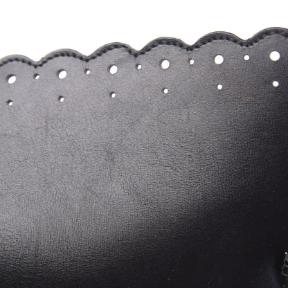 Alaia Calfskin Scalloped Trim Cabas MM Black 13 of 20