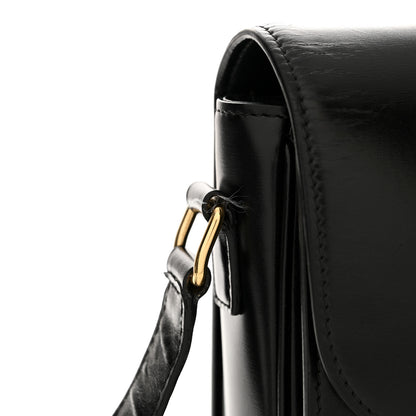 Celine Shiny Calfskin Large Triomphe Black 15 of 17