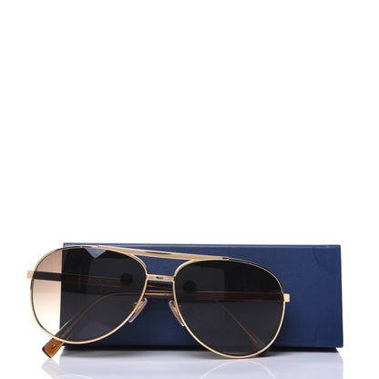 Louis Vuitton Metal Attitude Pilote Sunglasses Z0339U Gold 9 of 9