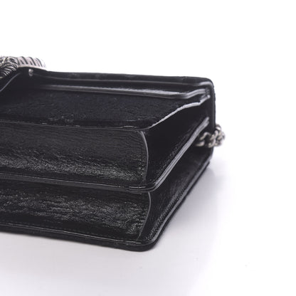 Gucci Velvet GG Monogram Small Dionysus Shoulder Bag Black 9 of 11