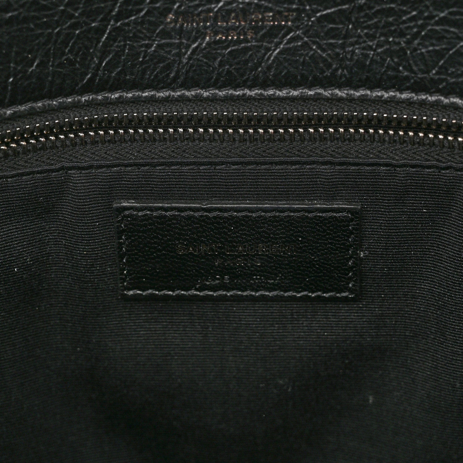 Saint Laurent Crinkled Calfskin Matelasse Monogram Large Niki Chain Satchel Black 6 of 11
