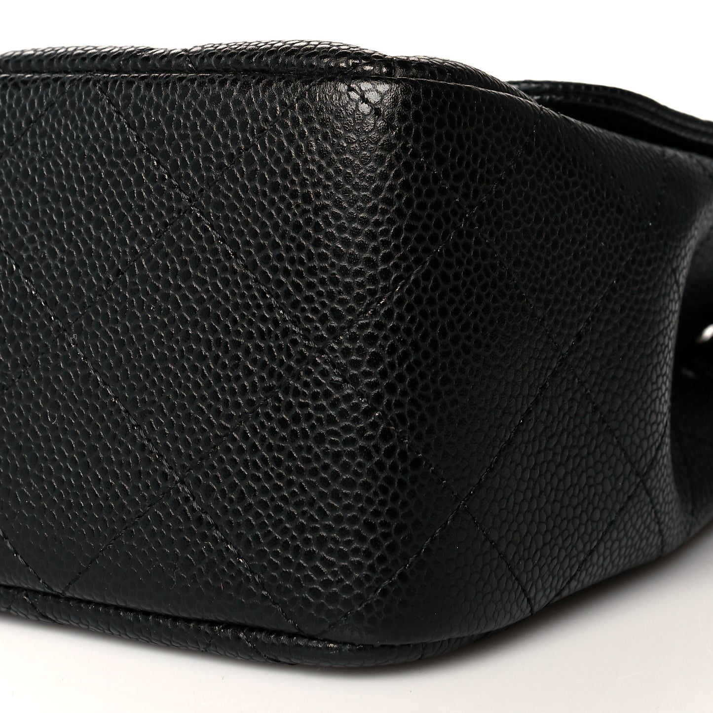 Caviar Quilted Jumbo Single Flap Black