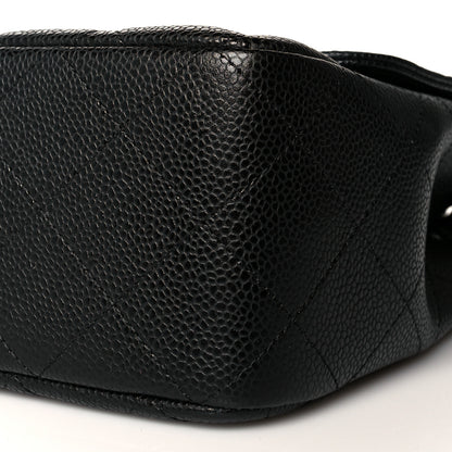 Chanel Caviar Quilted Jumbo Single Flap Black 8 of 10