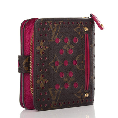 Louis Vuitton Monogram Perforated Compact Zipped Wallet Fuchsia 3 of 8