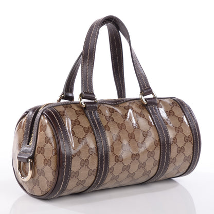 Gucci Crystal Monogram Duchessa Small Boston Bag Brown 3 of 9