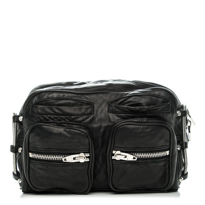 Alexander Wang Washed Lambskin Brenda Chain Black 1 of 8