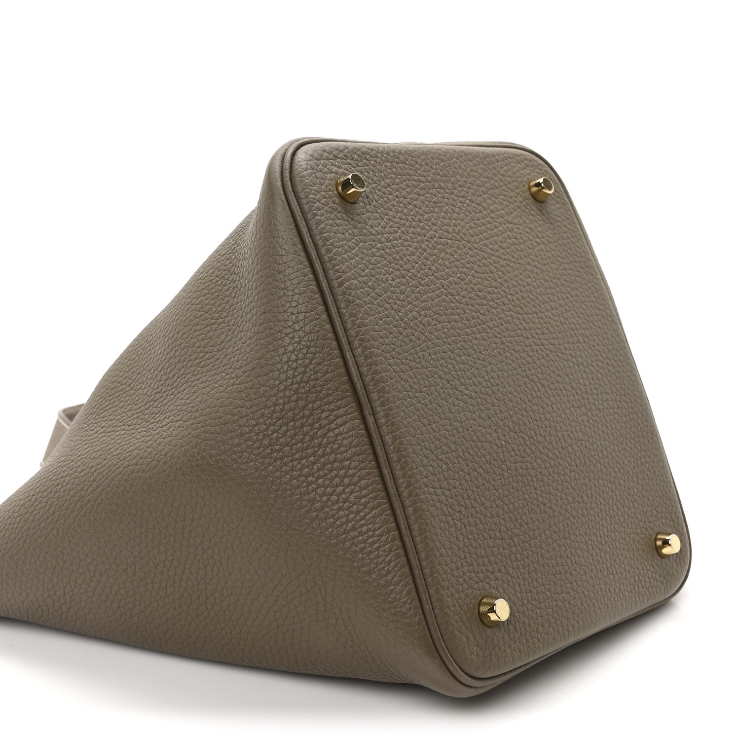 Hermes Taurillon Clemence Picotin Lock 22 MM Etoupe 9 of 10