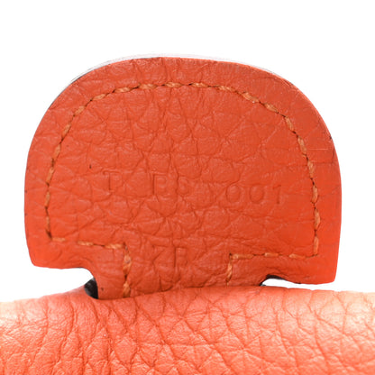 Hermes Taurillon Clemence Evelyne III GM Orange 7 of 11