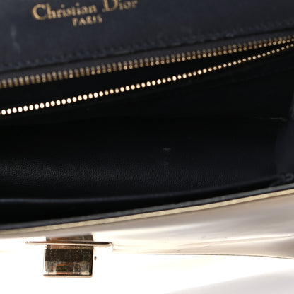 Christian Dior Metallic Patent Micro-Cannage Medium Diorama Flap Bag Gold 15 of 20