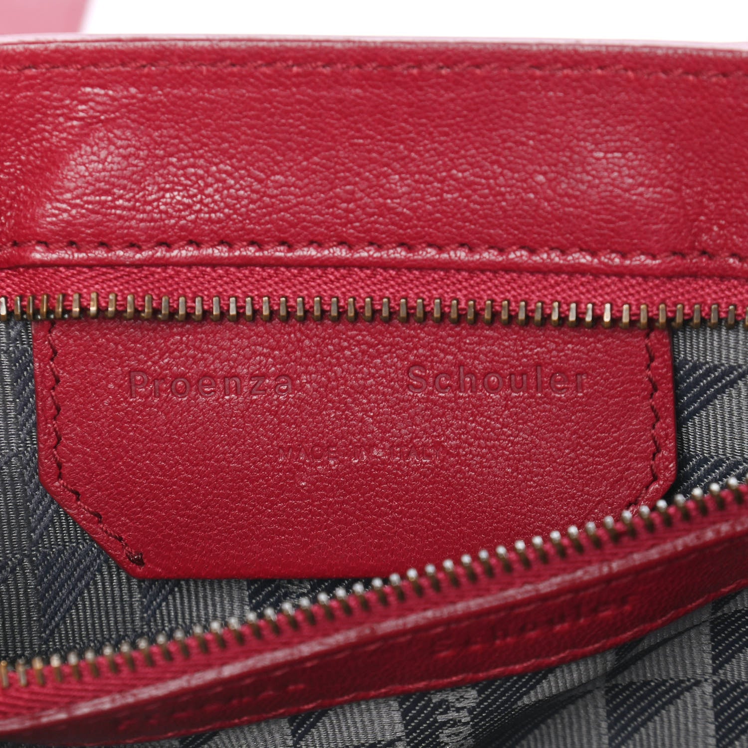 Proenza Schouler Lambskin Tiny PS1 Satchel Chianti 6 of 8