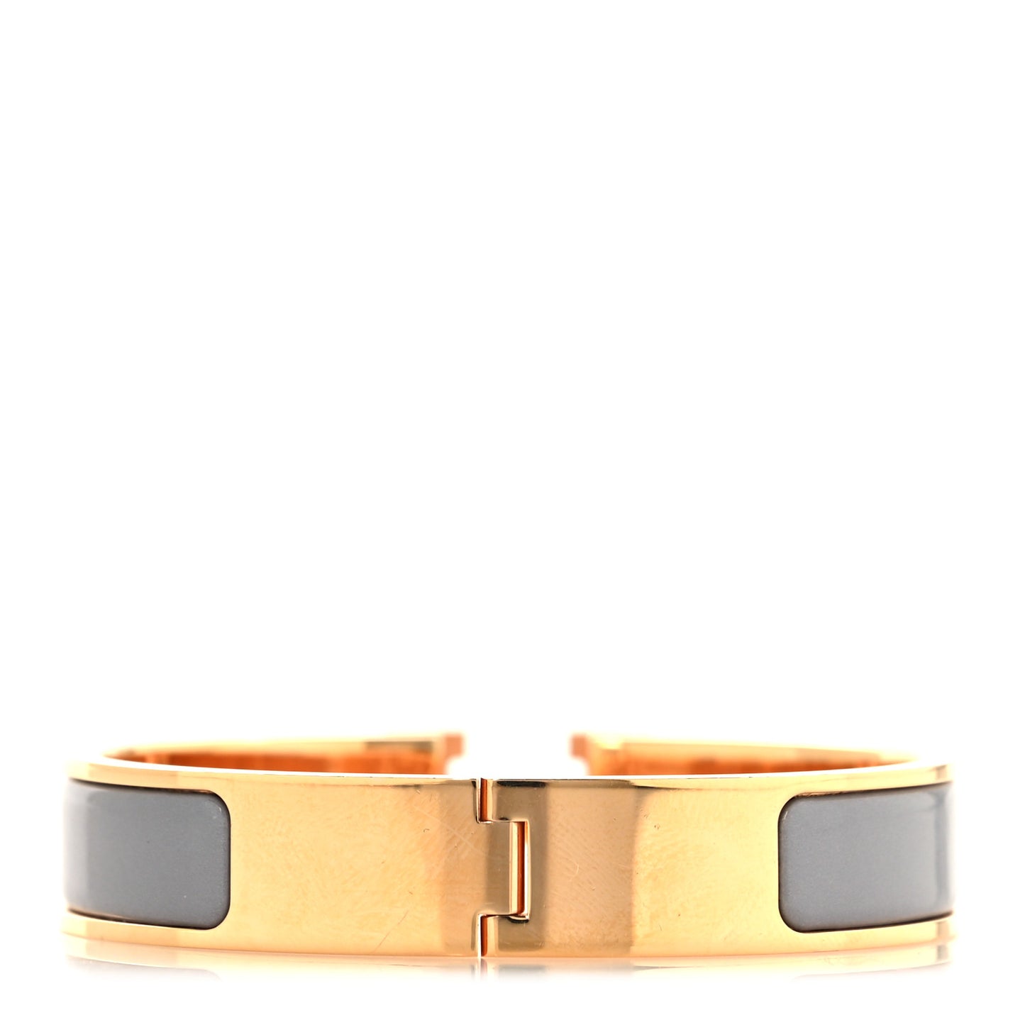 Enamel Narrow Clic Clac H Bracelet PM Granit