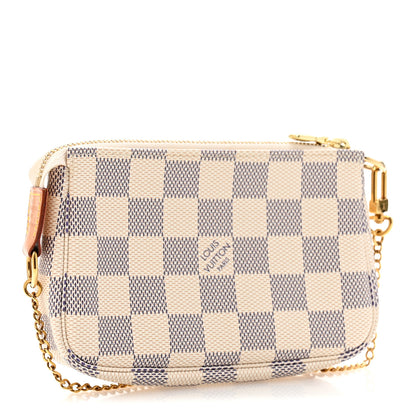 Louis Vuitton Damier Azur Mini Pochette Accessories 3 of 9