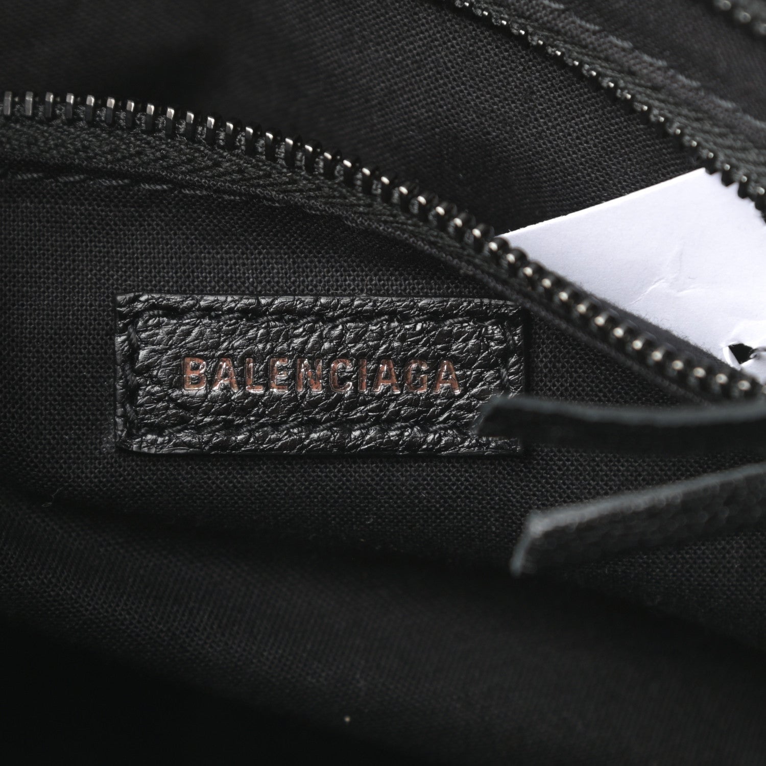 Balenciaga Chevre Black Metallic Edge Hardware S City Black 6 of 11