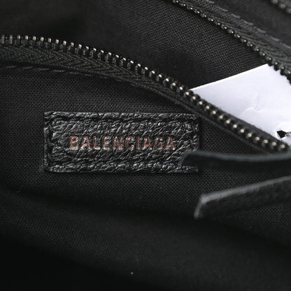 Balenciaga Chevre Black Metallic Edge Hardware S City Black 6 of 11