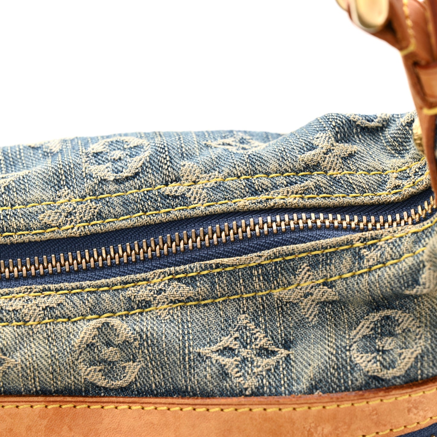 Monogram Denim Baggy PM Blue