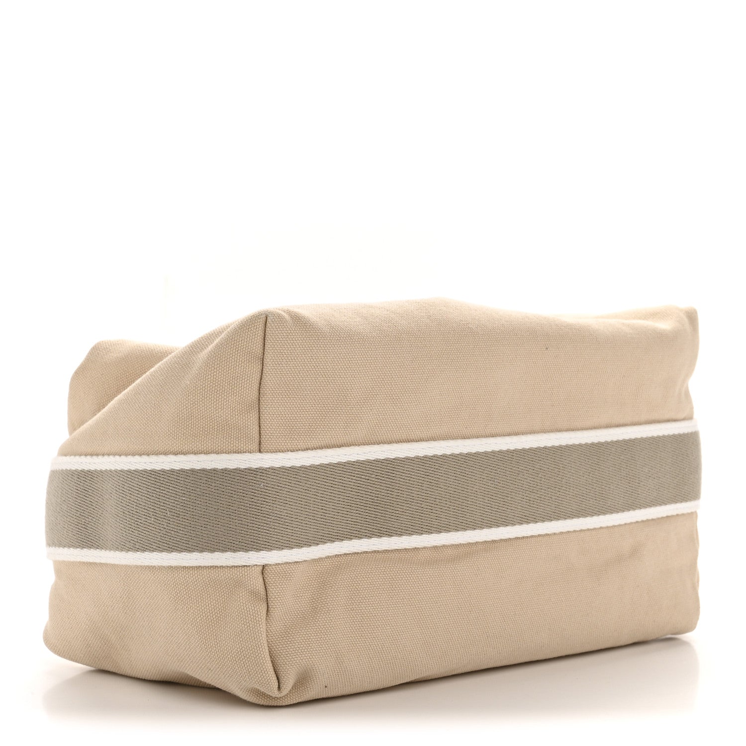 Hermes Canvas Large Bride-A-Brac Pouch Natural 4 of 9