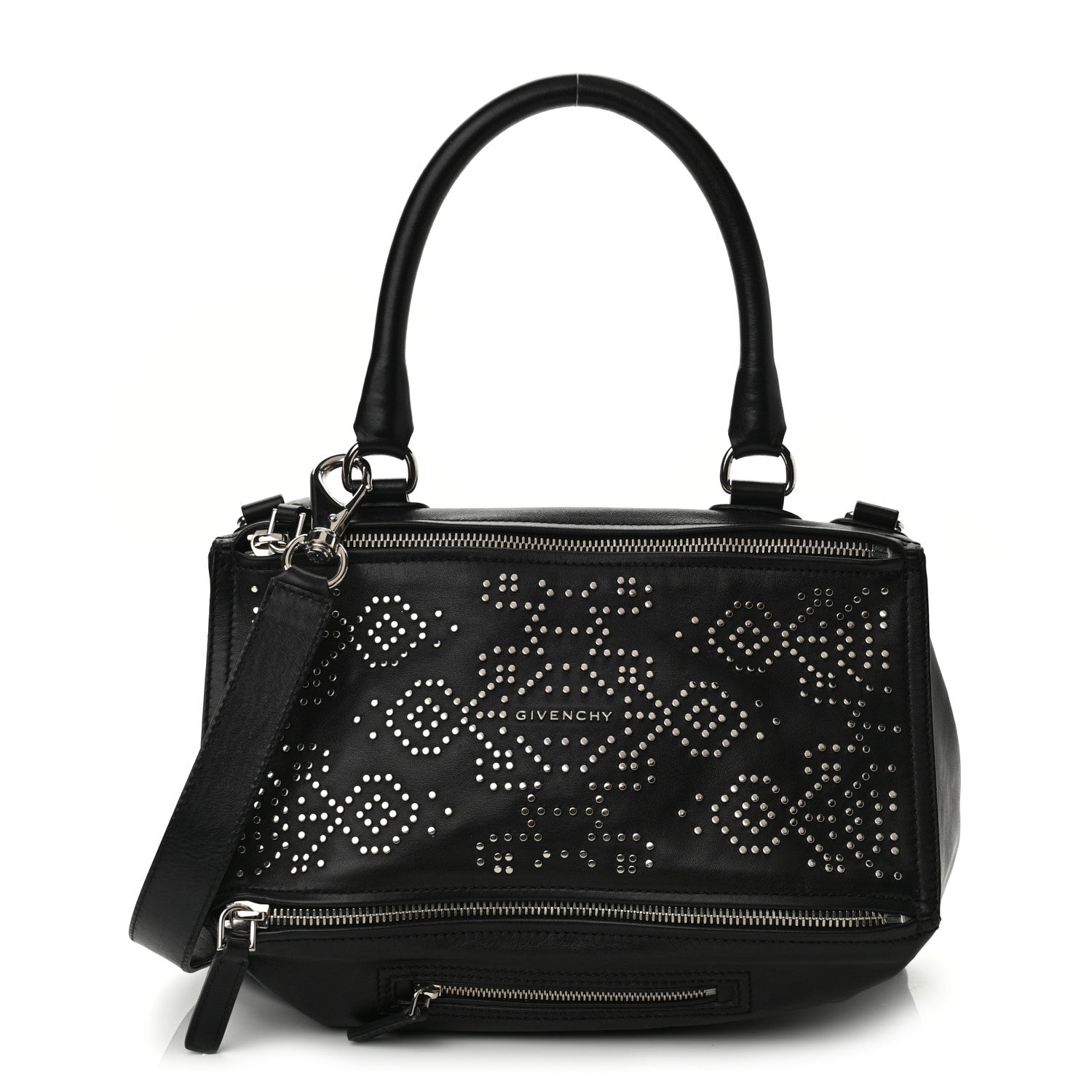 Givenchy Calfskin Studded Medium Pandora Black 1 of 11