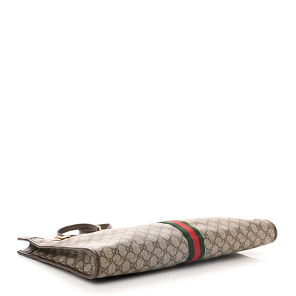Gucci GG Supreme Monogram Large Rajah Chain Tote Beige New Acero 5 of 15