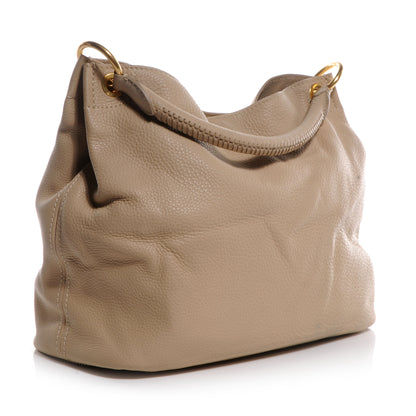 Prada Vitello Daino Hobo Sabbia 3 of 11